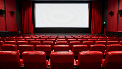 Fototapeta premium Empty Cinema Auditorium