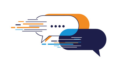 The exchange of ideas through digital communication and online conversation.