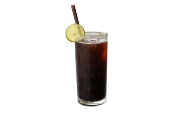 roasted coffee amaricano iced with honey lemon cold drinks no sugar menu tasty