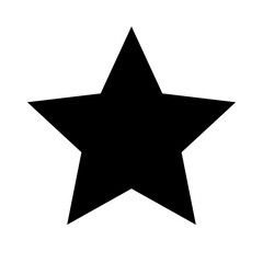 Obraz premium Solid Star Icon