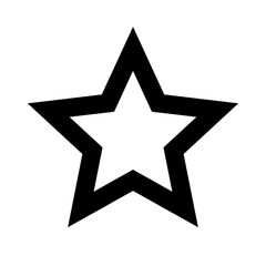 Fototapeta premium Star Outline Icon
