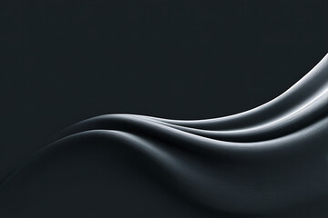 Elegant Flowing Lines with Dark Background for Textures and Designs