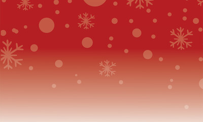 Christmas banner with various small snowflakes on gradient background. Festive glowing blurred texture.