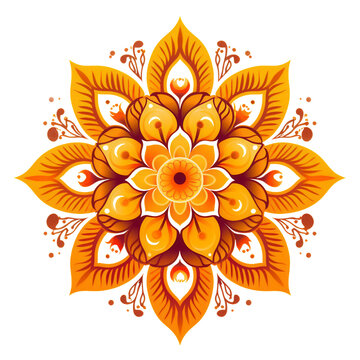 Ornamental pettenn Mandla design png 