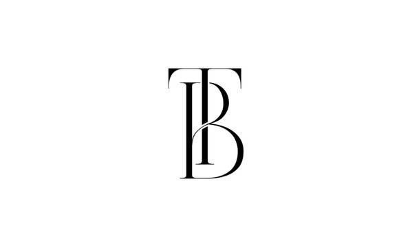 TB initial letters, monogram logo
