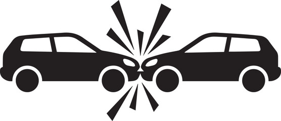 Collision, Accident & Road Safety Symbol