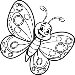 Smiling Butterfly Spreads Simple Joy