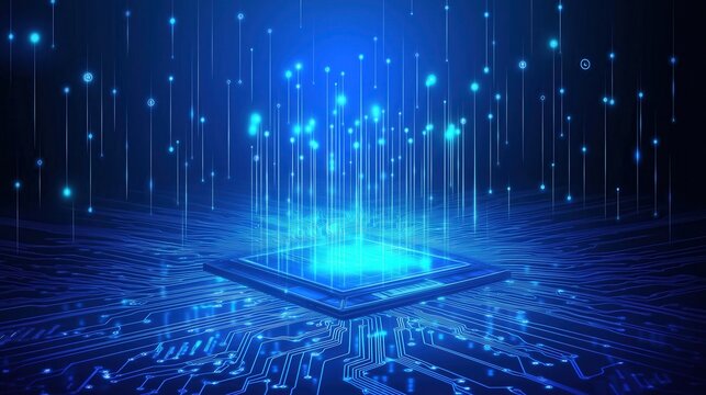 Abstract representation of a computer processor