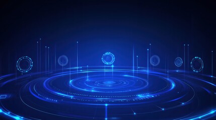 Abstract Futuristic Technology Background