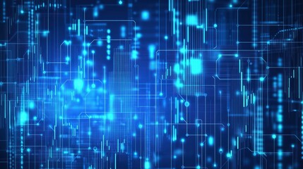 Obraz premium Abstract Digital Circuitry Background