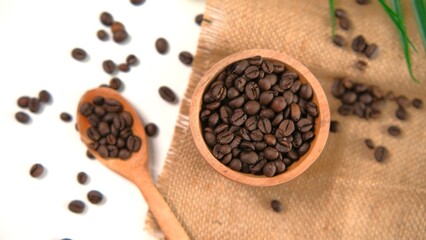 Coffee Beans Still Life: Rustic Aroma