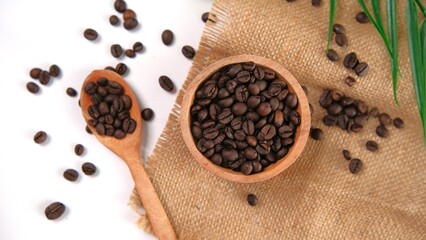 Coffee Beans Still Life: Rustic Charm