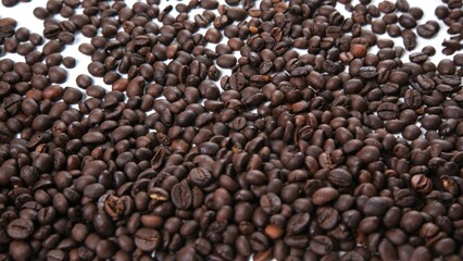 Roasted Coffee Beans: Aromatic Background