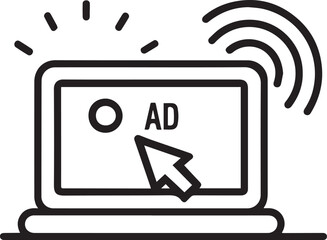 ad icon and vector
