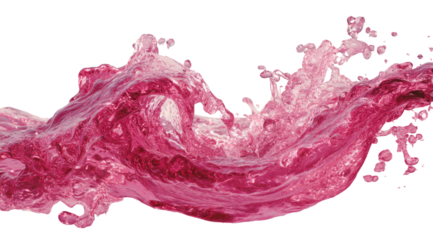 Abstract pink liquid flow