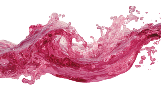 Abstract pink liquid flow - Powered by Adobe