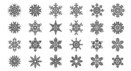Elegant snowflake patterns a collection of 25 unique designs for festive embellishments
