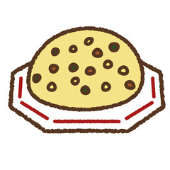 手書き風のアイコン　チャーハン