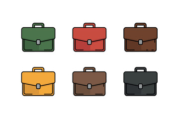 Briefcase Business Icon Design