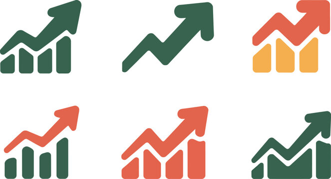 Rising Arrow Chart Graphic