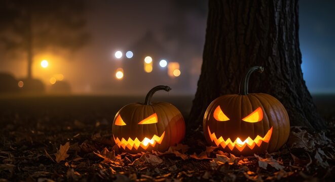 Spooky Halloween Pumpkins