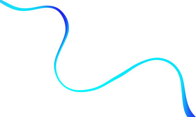 Modern glowing blue line design element for vibrant graphic projects and creative presentation designs