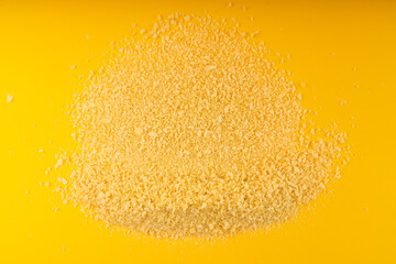 Bread crumbs, scattered breadcrumbs, crushed rusk bread crumbs for nuggets, panko