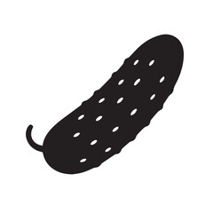 Vegetable  silhouette on vector with white background