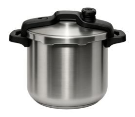 A pressure cooker featuring a safe pressure release system for shared kitchen use.