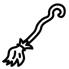 Witch Broom Icon