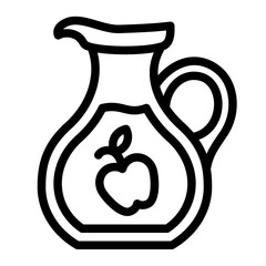 Apple Cider Jug Icon