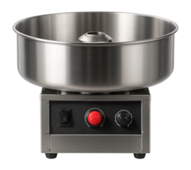 Heavy-duty cotton candy machine ideal for high-traffic events like fairs and festivals.