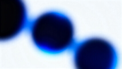 Abstract blue circular shapes on white