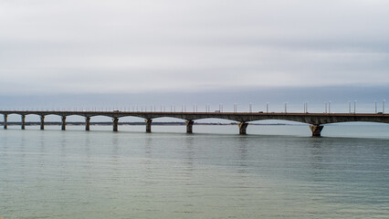 Naklejka premium Île de Ré, sous un temps nuageux