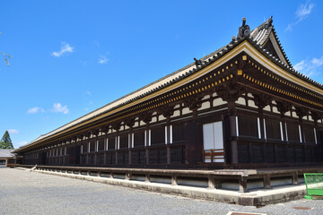 Obraz premium 京都市東山区の天台宗の寺院三十三間堂 