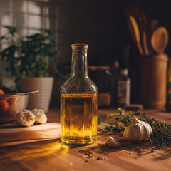 olive oil and spices