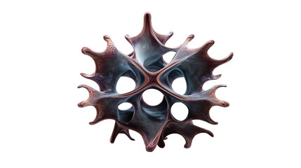 Enigmatic alien artifact floating in dark space a mesmerizing display of future tech and subtle