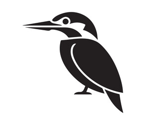 Obraz premium Kingfisher icon, Kingfisher solid vector design