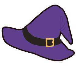 할로윈 마녀모자 일러스트