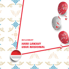 Twibbon batik graphic hari lanjut usia nasional indonesia template banner