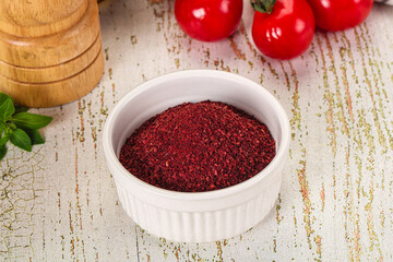 Natural organic Sumah powder for culinary