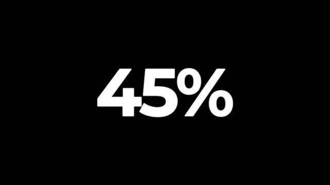 Dynamic loading indicator moving smoothly from 0 to 100%, designed for apps, websites, and software demos.