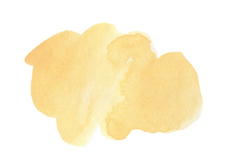 Beige watercolor stain. Watercolor background for logo or text.