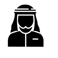 Arab Man (Thobe & Keffiyeh)