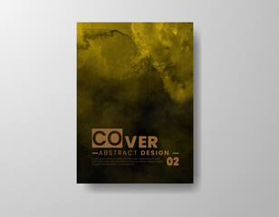 Cards with watercolor background. Design for your cover, date, postcard, banner, logo.