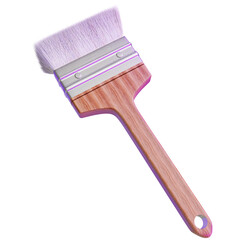 paint brush isolated on white