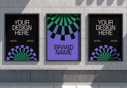 Outdoor Street Sign Mockup