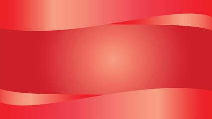 Obraz premium Abstract red gradient background with elegant wavy lines, creating a dynamic and modern backdrop. Perfect for festive events, business presentations, and stylish graphic design templates