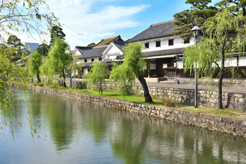 岡山県倉敷美観地区の街並み