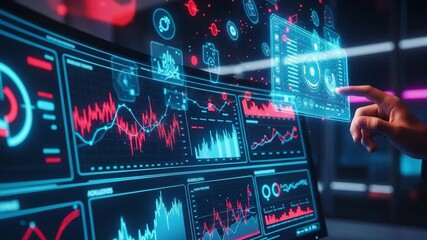 Dynamic data analysis interface with interactive touch screen for business intelligence insights - Powered by Adobe